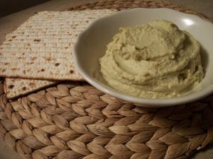 Artichoke Pesto with Matzah