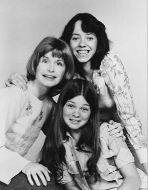 Bonnie Franklin and the "One Day at a Time" Cast, 1975