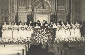 Confirmation Class of 1948 at B'nai Jeshurun