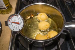 Fritters Frying 