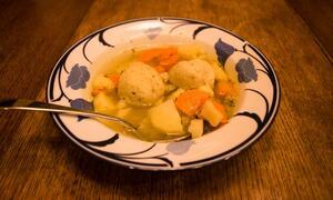 Vegetarian Matzoh Ball Soup Final 