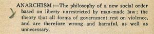 Excerpts From Emma Goldman's Essay, 'Anarchism:  What It Really Stands For'