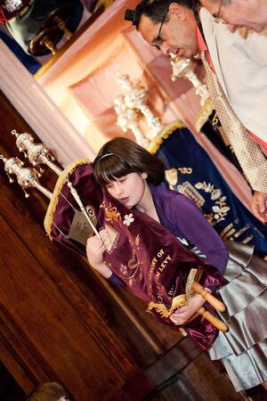 Eliana Melmed at her Bat Mitzvah