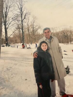 Lizzy Danon & her father