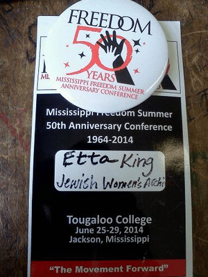 Etta's Freedom50 button
