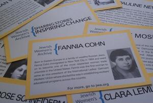 Cards Created for JWA's Commemoration of the Centennial of the Triangle Shirtwaist Factory Fire