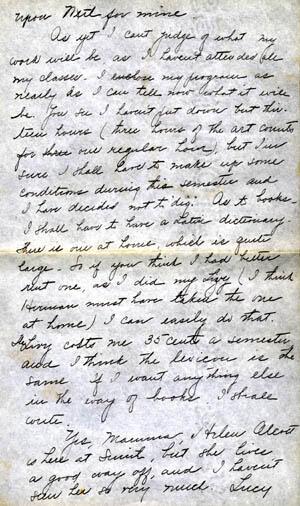 Letter from Gertrude Weil to her Family, September 27, 1897, page 5