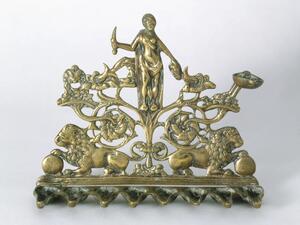 Hanukkah Lamp Depicting Judith