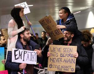 Image from Muslim Ban Protest