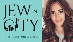 Composite Image of Jew in the City Logo with Allison Josephs. 
