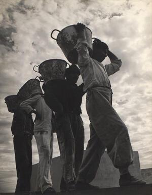 "Obrearos de la Facultad, Montevideo," 1945
