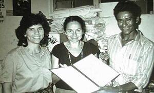 Judy Somberg and Two Colleagues, March 1987