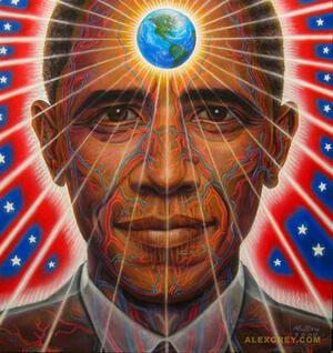 Obama's Third Eye by Alex Grey