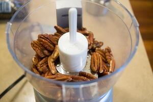 Pecans, about to be chopped, 2016. 