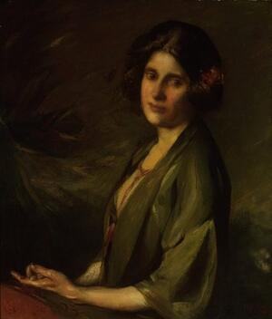 portrait of a woman with dark hair