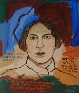 2017 Portrait of Regina Jonas by Marlis Glaser