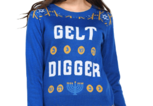 Gelt Digger Hanukkah Sweater Gelt Digger Hanukkah Sweater