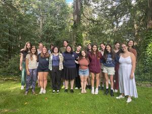 Rising Voices 2023-2024 Group Picture August Retreat