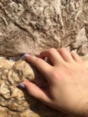 Ruby Russell at the Kotel