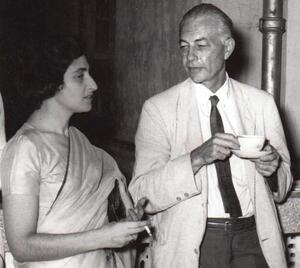 Ruth Prawer Jhabvala and William Phillips, 1962
