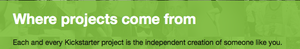 Kickstarter Tagline