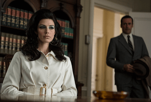 Megan Draper and Don Draper