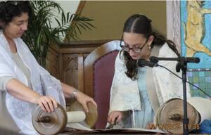 Josie Rosman at her Bat Mitzvah