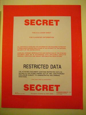 Secret Classified Document