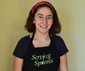 Sofia Gardenswartz in "Serving Spoons" Apron