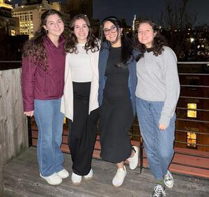 Stella Moussa Salmon and Sephardi House Fellows - cropped