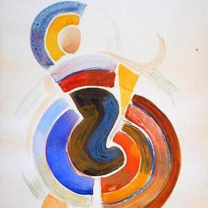 "Untitled" by Sonia Delaunay, 1917