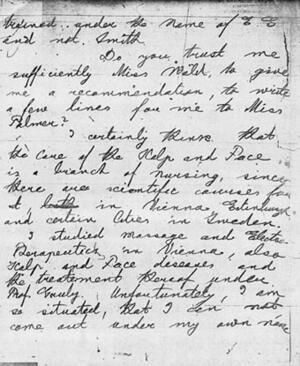 Letter from Emma Goldman to Lillian Wald, November 12, 1904, page 2