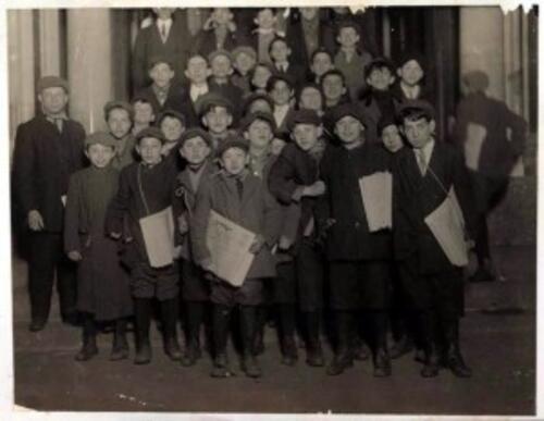 Jewish Daily Forward Newsboys, 1913