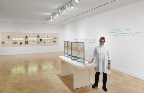 Lynne Avadenka in Yeshiva University Museum Lynne Avadenka in Yeshiva University Museum