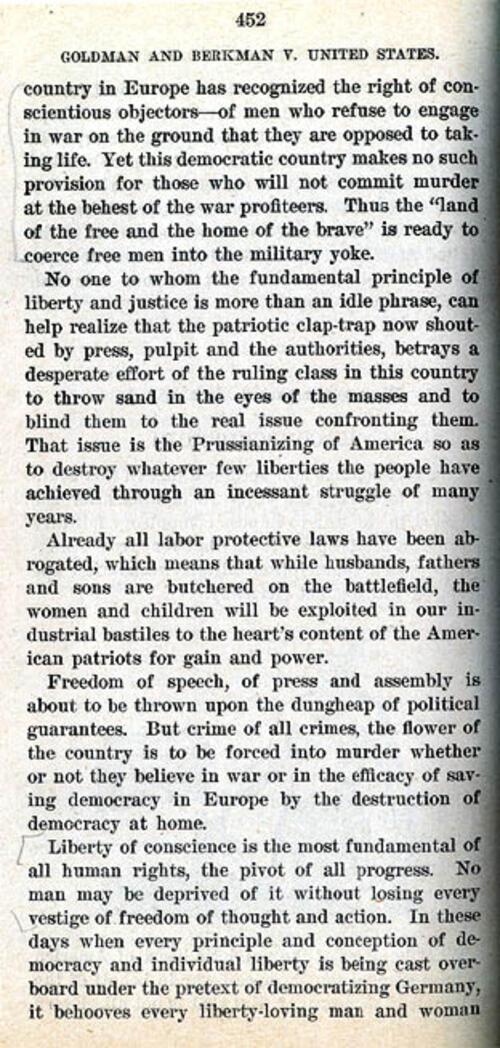 Manifesto of the No-Conscription League circa 1917, page 2