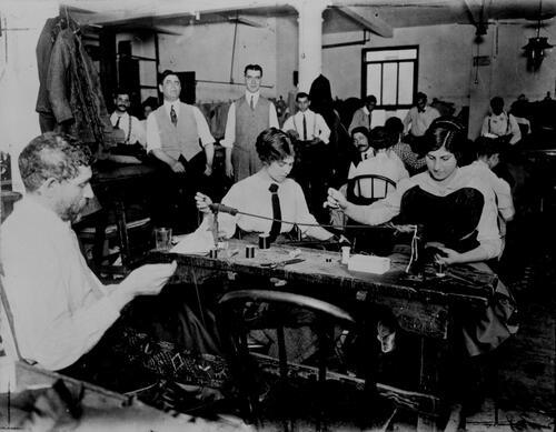 Small Garment Factory circa 1910