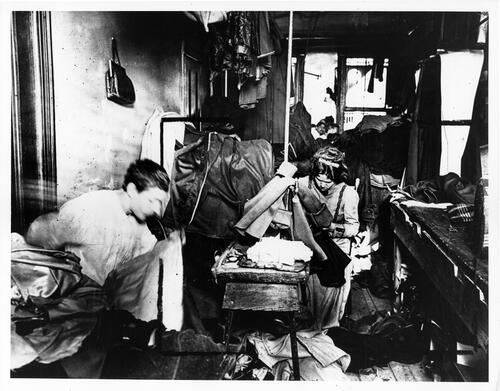 Sweatshop circa 1900
