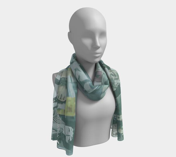 Mannequin wearing JWA scarf