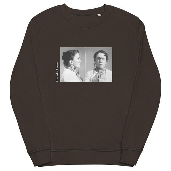 Emma Goldman Crewneck - Charcoal Grey