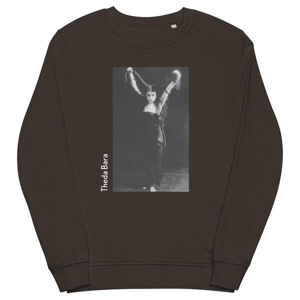 Theda Bara Crewneck - Charcoal Grey