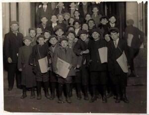 Jewish Daily Forward Newsboys, 1913