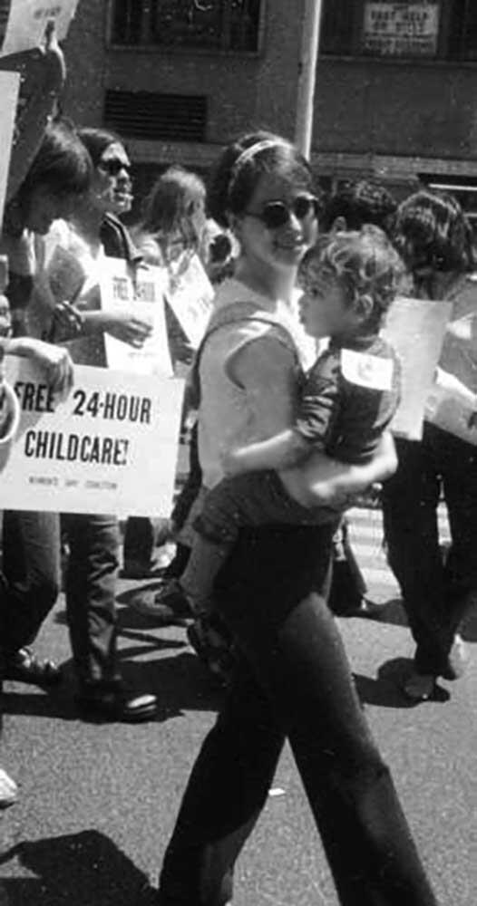 Jane Founder Heather Booth Marching in a Protest