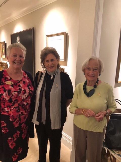 Penny Conway, Sara Winkowsky, and Helen Marr smiling at the camera