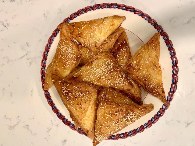 Emily Axelrod’s homemade cheese bourekas