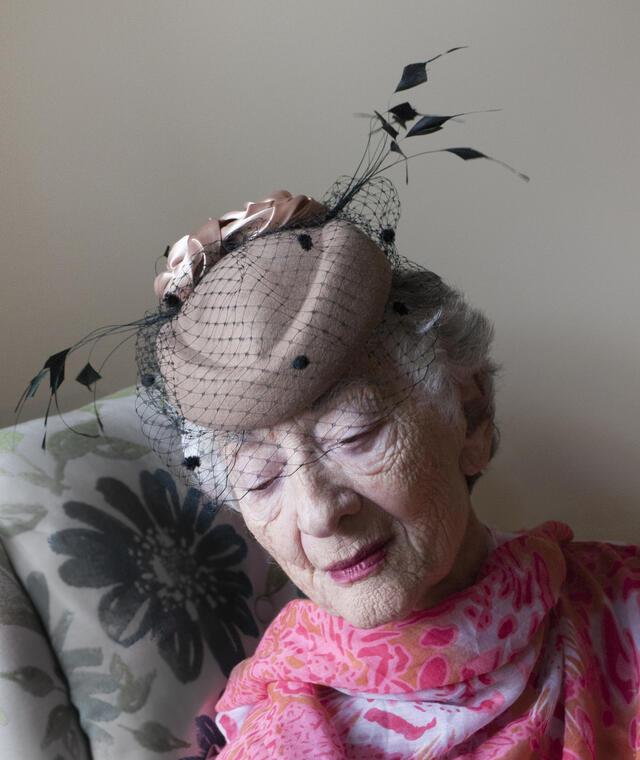 Irma Gershkowitz in a Pillbox Hat