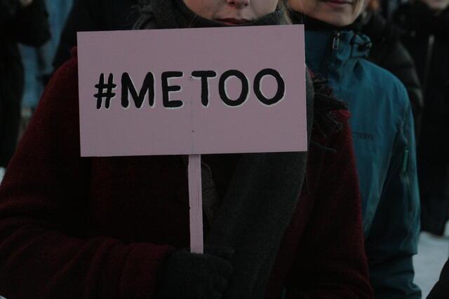 Photograph from the Oslo women's march