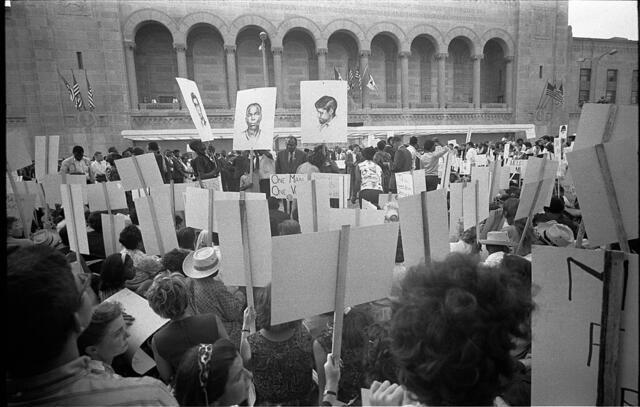 Mississippi Freedom Democratic Party Supporters Demonstrating