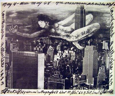 Poster for an Anita Steckel Exhibit, 1973