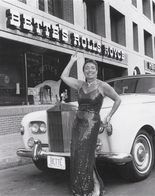 Bette Arnold with her Restaurant 