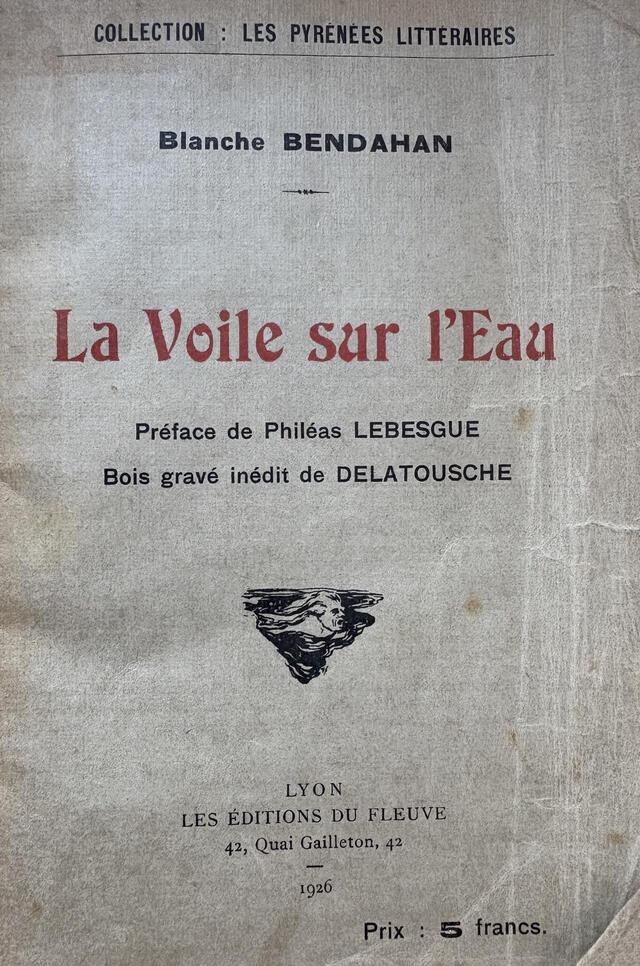Cover of a book in French, "La voile sur l'eau"